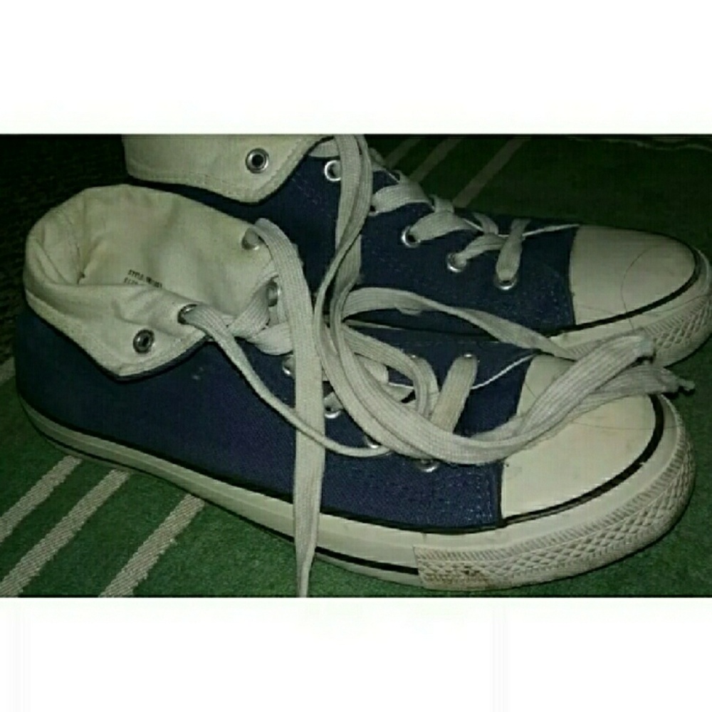 Blue Converse Sneakers